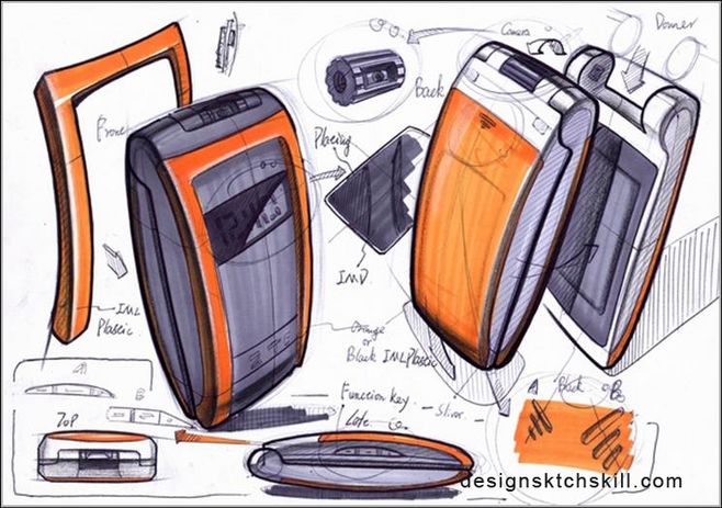 手機設計手繪效果圖在產品設計中的關鍵作用